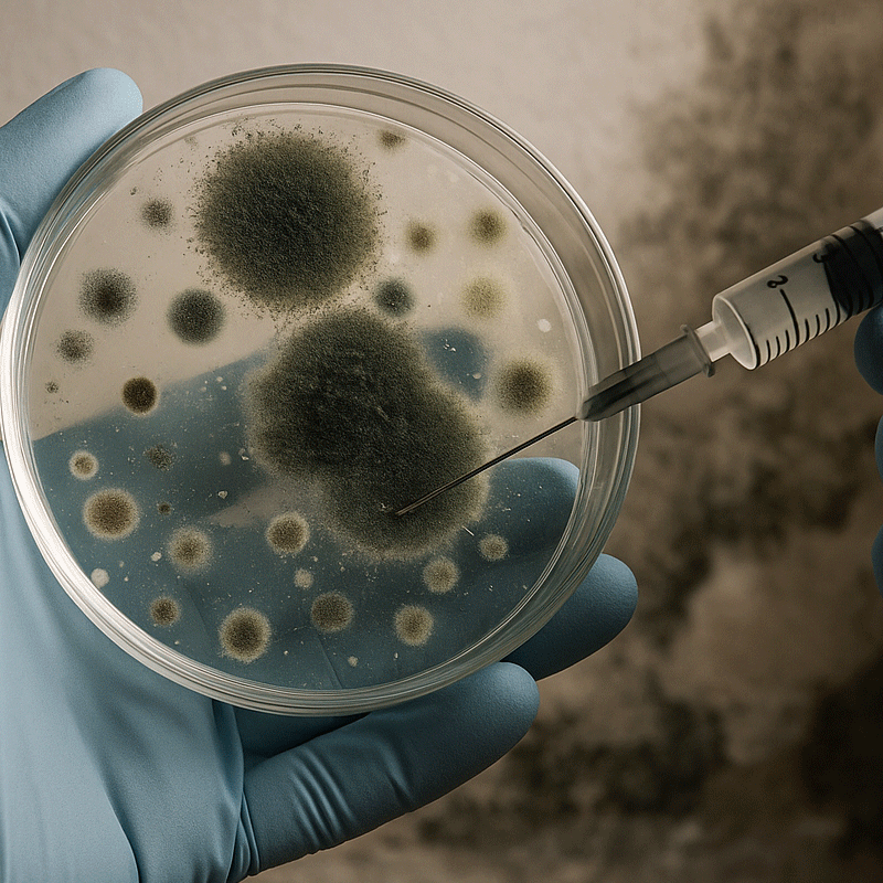Bacterias por humedad